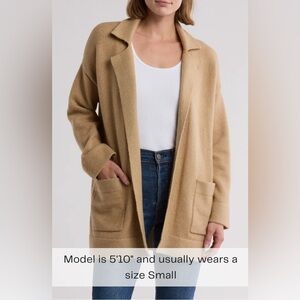 Thread & Supply Open Front Cardigan Coat